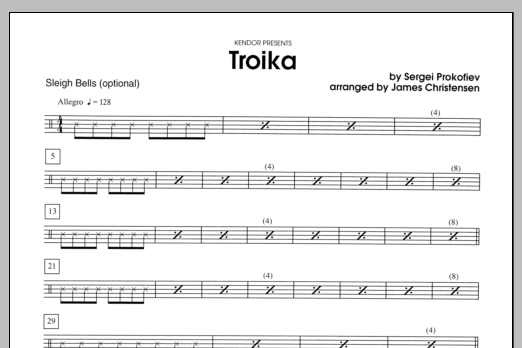 Download Christensen Troika - Sleigh Bells Sheet Music