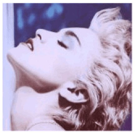 Madonna image and pictorial