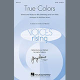 Download or print True Colors Sheet Music Printable PDF 14-page score for Pop / arranged SATB Choir SKU: 160088.