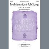 Download or print Two International Folk Songs Sheet Music Printable PDF 9-page score for Concert / arranged SATB Choir SKU: 184224.