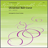 Download or print Ukrainian Bell Carol - 1st Trombone Sheet Music Printable PDF 2-page score for Classical / arranged Brass Ensemble SKU: 325710.