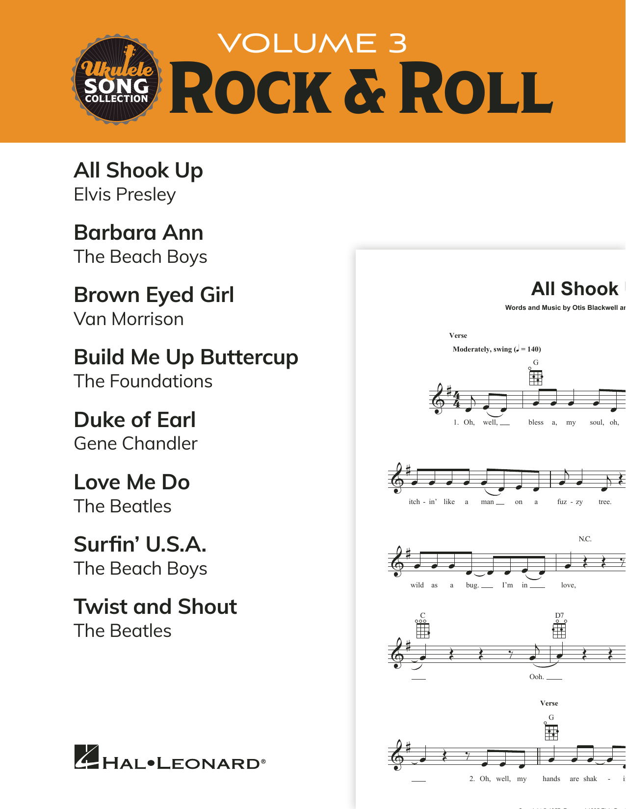 Download Various Ukulele Song Collection, Volume 3: Rock Sheet Music