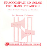 Download or print Unaccompanied Solos For Bass Trombone, Volume 2 Sheet Music Printable PDF 21-page score for Classical / arranged Brass Solo SKU: 440280.
