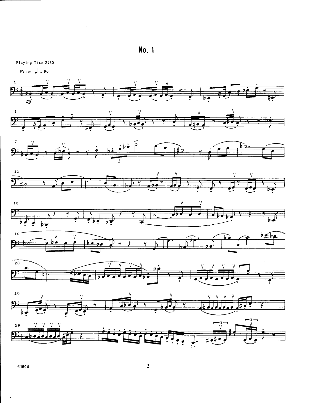 Download Tommy Pederson Unaccompanied Solos For Bass Trombone, Sheet Music