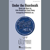 Download or print The Drifters Under The Boardwalk (arr. SPEBSQSA, Inc.) Sheet Music Printable PDF 5-page score for Barbershop / arranged SSA Choir SKU: 450575.