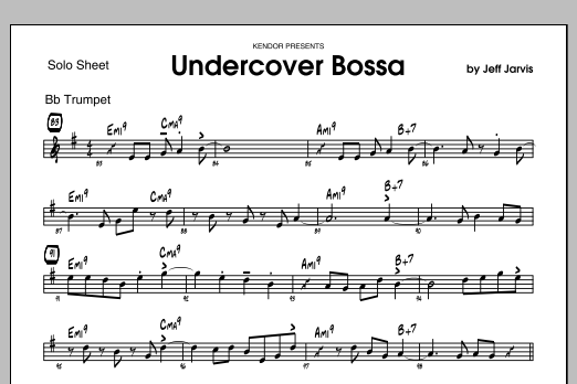 Download Jeff Jarvis Undercover Bossa - Solo Sheet Sheet Music