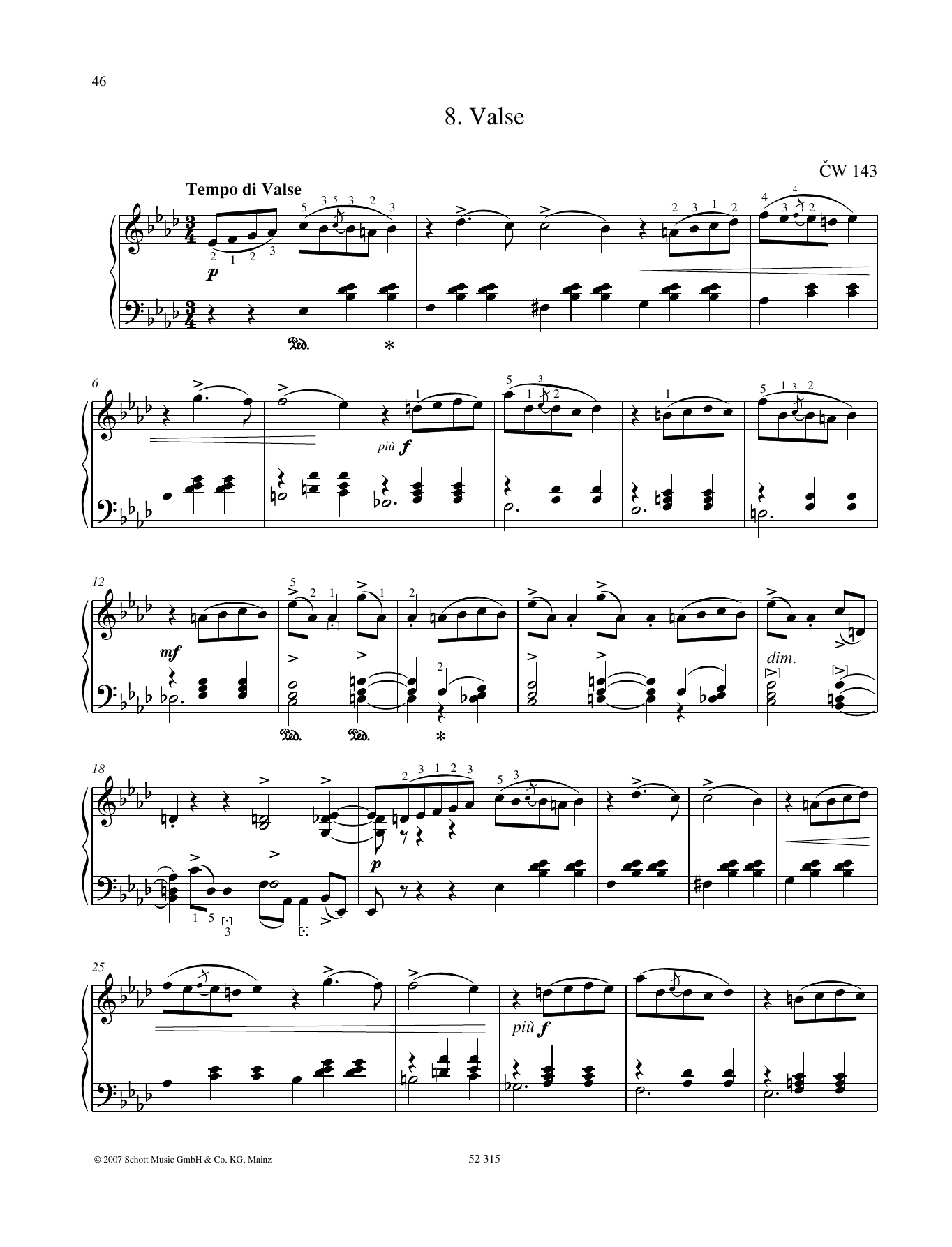 Download Pyotr Il'yich Tchaikovsky Valse Sheet Music