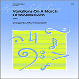 Download or print Variations On A March Of Shostakovich - Trombone Sheet Music Printable PDF 4-page score for Classical / arranged Brass Solo SKU: 317126.