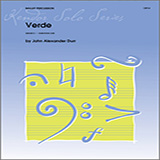 Download or print Verde Sheet Music Printable PDF 3-page score for Concert / arranged Percussion Solo SKU: 125047.