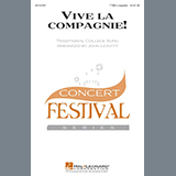 Download or print Vive La Compagnie! Sheet Music Printable PDF 3-page score for Concert / arranged TTBB Choir SKU: 164471.