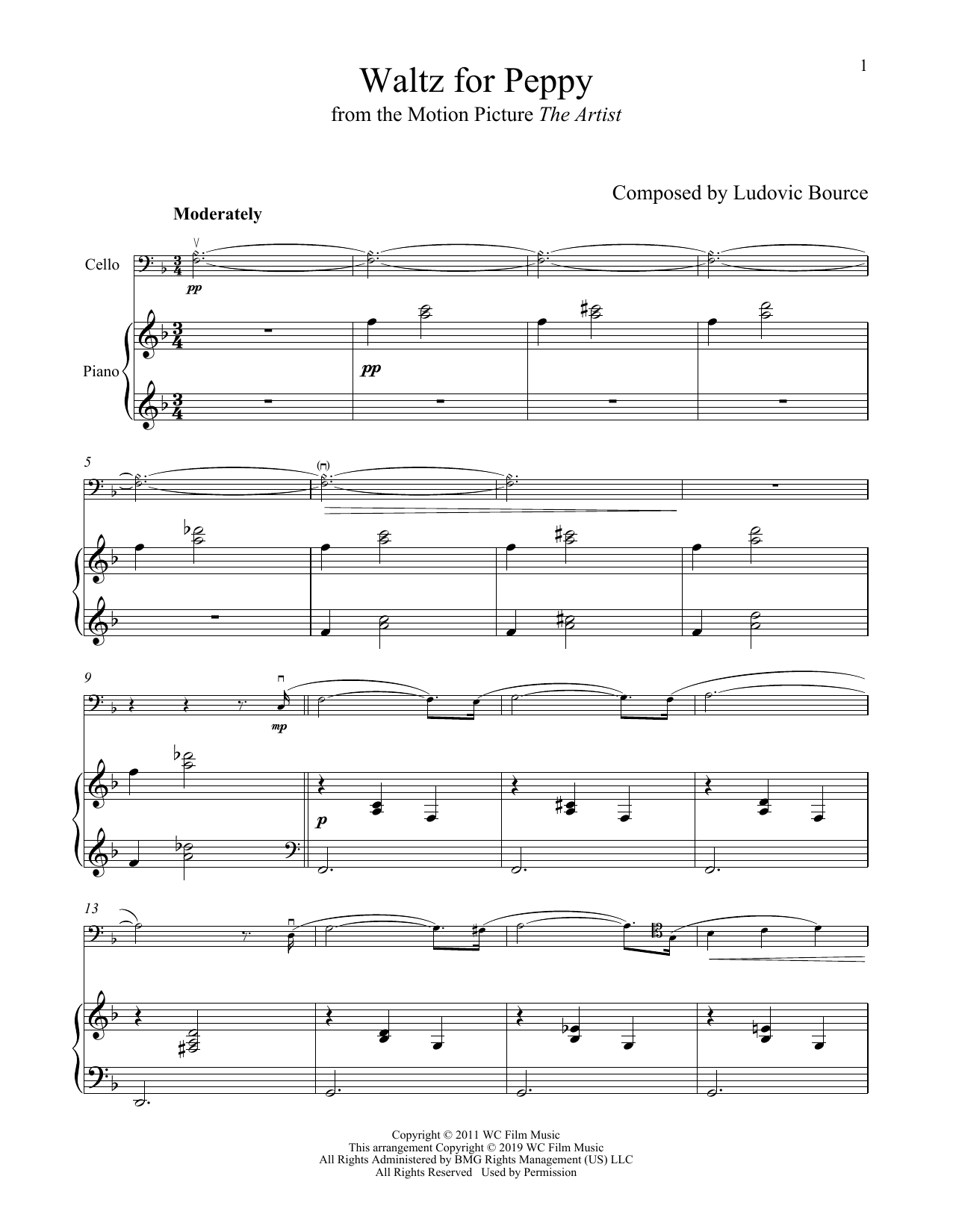 Download Ludovic Bource Waltz For Peppy (from The Artist) Sheet Music