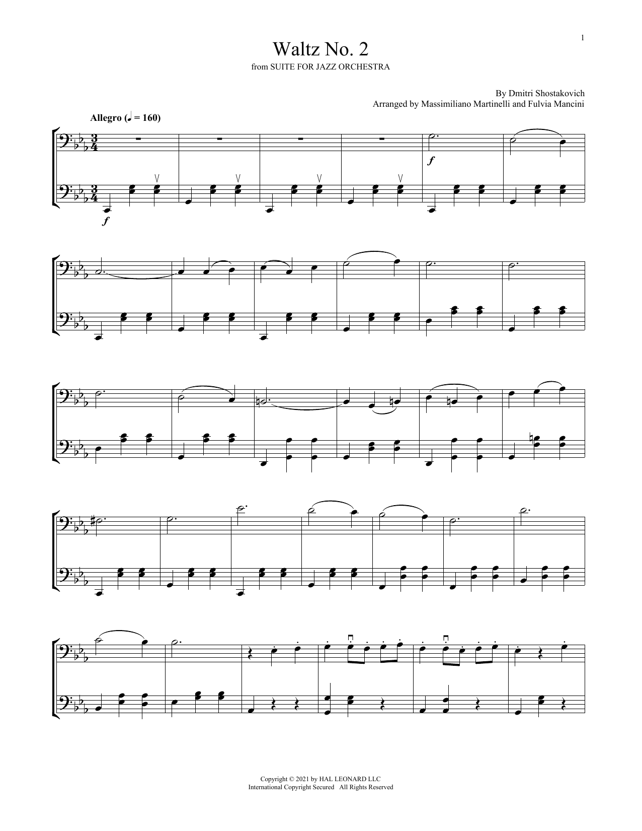 Download Mr & Mrs Cello Waltz No. 2 Sheet Music