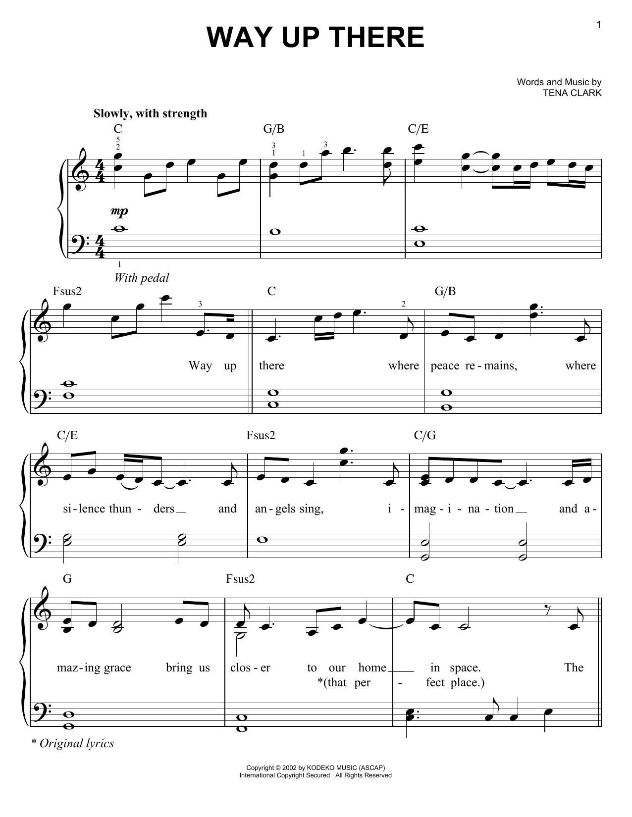 Download Patti LaBelle Way Up There Sheet Music