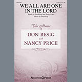 Download or print We All Are One In The Lord Sheet Music Printable PDF 10-page score for Sacred / arranged SATB Choir SKU: 156530.