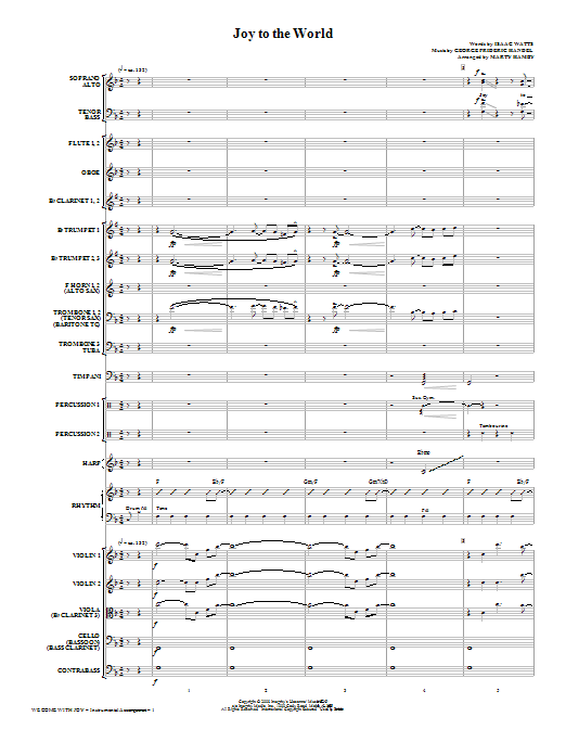 Download Marty Hamby We Come With Joy Orchestration - Full S Sheet Music