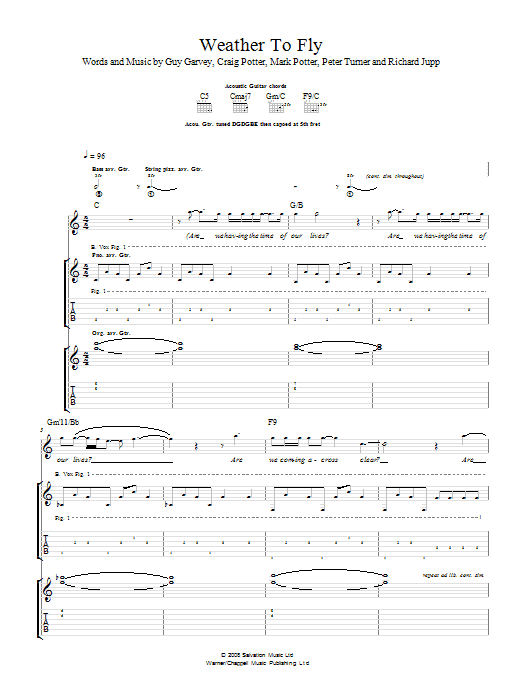 Download Elbow Weather To Fly Sheet Music