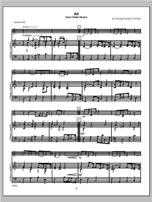 Download Halferty Wedding Masterworks - Horn In F - Piano Sheet Music