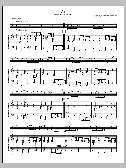 Download Halferty Wedding Masterworks - Trombone - Piano/ Sheet Music