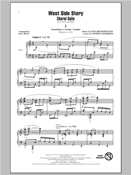 Download Leonard Bernstein West Side Story (Choral Suite) (arr. Ma Sheet Music