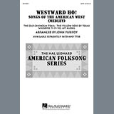Download or print Westward Ho! Songs of the American West (Medley) Sheet Music Printable PDF 10-page score for Folk / arranged SATB Choir SKU: 160614.