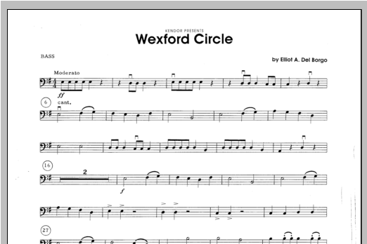 Download Del Borgo Wexford Circle - Bass Sheet Music