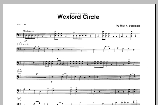 Download Del Borgo Wexford Circle - Cello Sheet Music