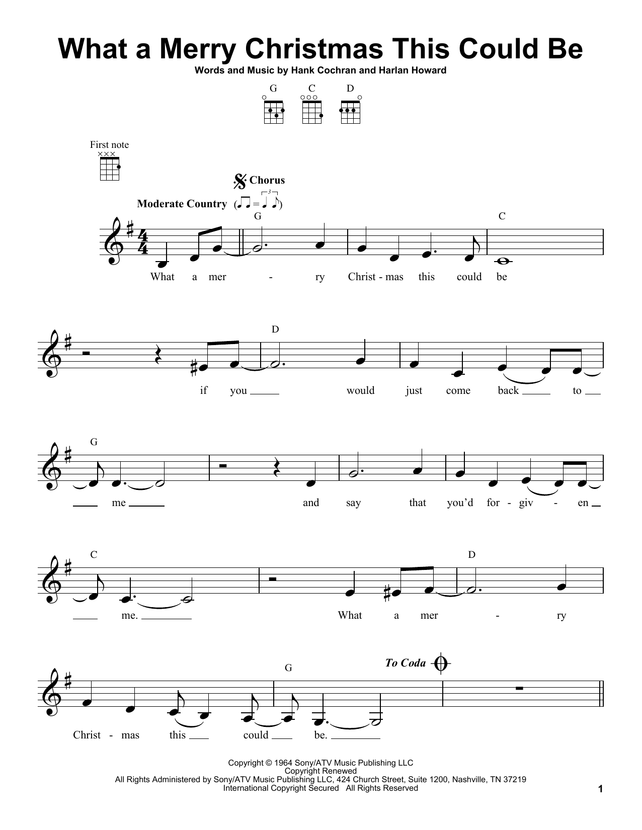 Download George Strait What A Merry Christmas This Could Be Sheet Music