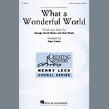 Download or print What A Wonderful World (arr. Tripp Carter) Sheet Music Printable PDF 7-page score for Pop / arranged SATB Choir SKU: 1229873.