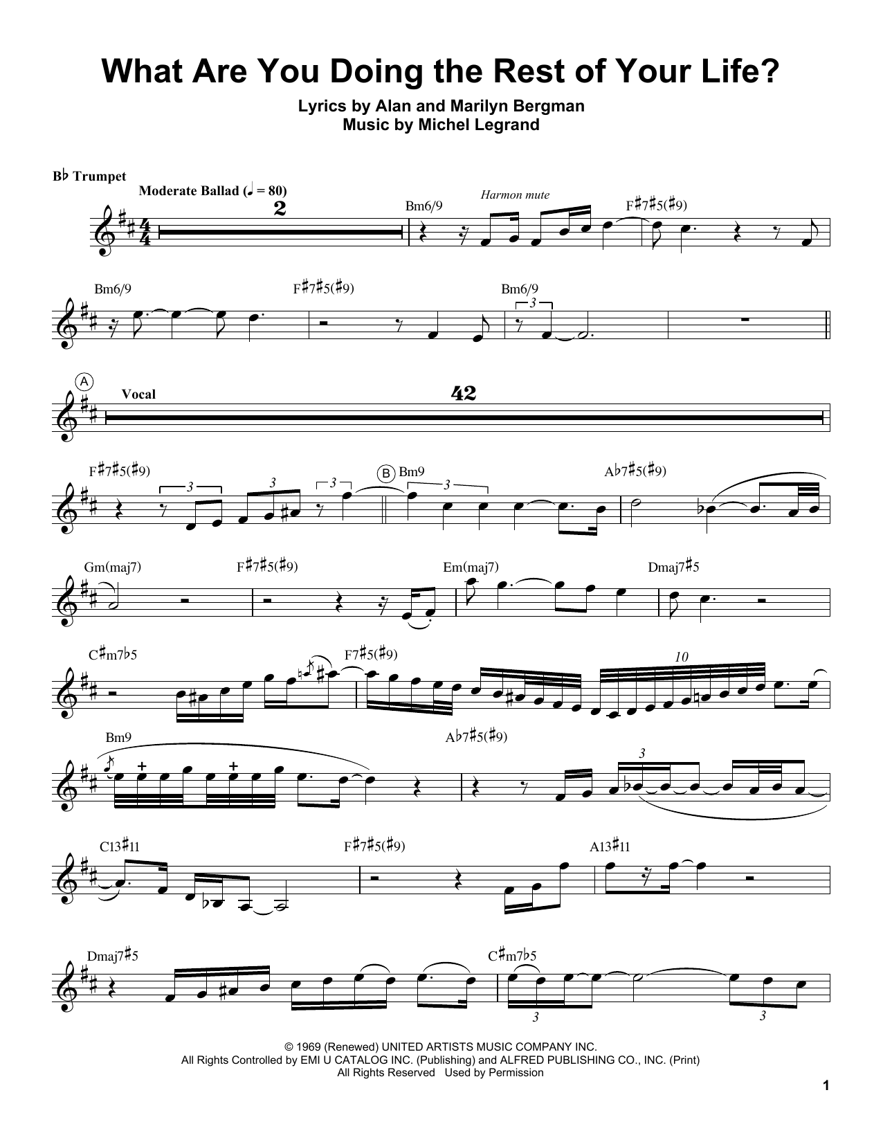 Download Chris Botti What Are You Doing The Rest Of Your Lif Sheet Music