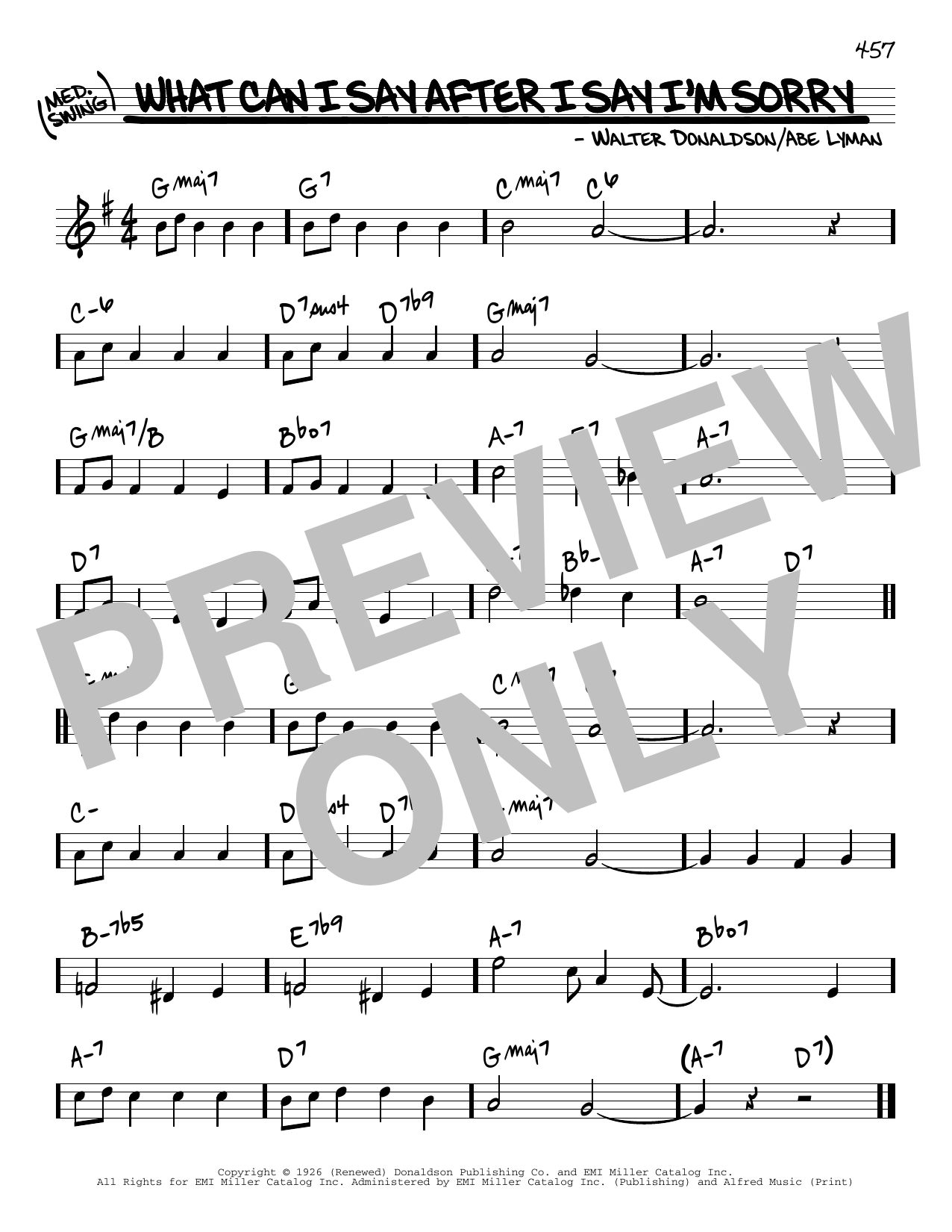 Download Abe Lyman What Can I Say After I Say I'm Sorry Sheet Music