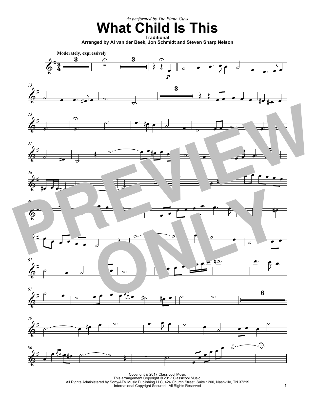Download The Piano Guys What Child Is This Sheet Music