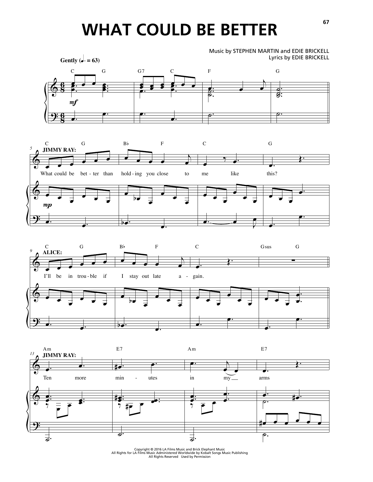 Download Stephen Martin & Edie Brickell What Could Be Better Sheet Music