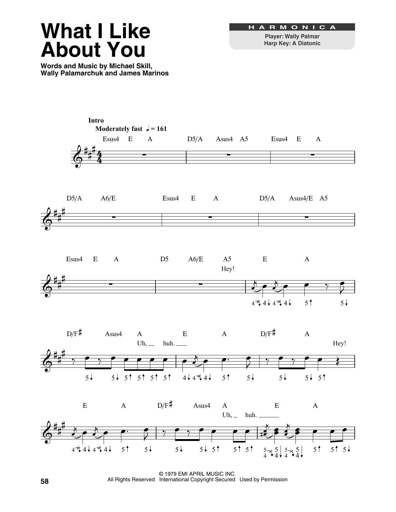 Download The Romantics What I Like About You Sheet Music