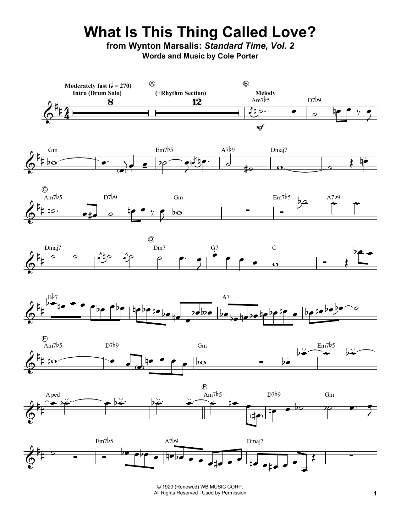 Download Cole Porter What Is This Thing Called Love? Sheet Music