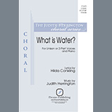 Download or print What is Water? Sheet Music Printable PDF 7-page score for Concert / arranged Unison Choir SKU: 450949.
