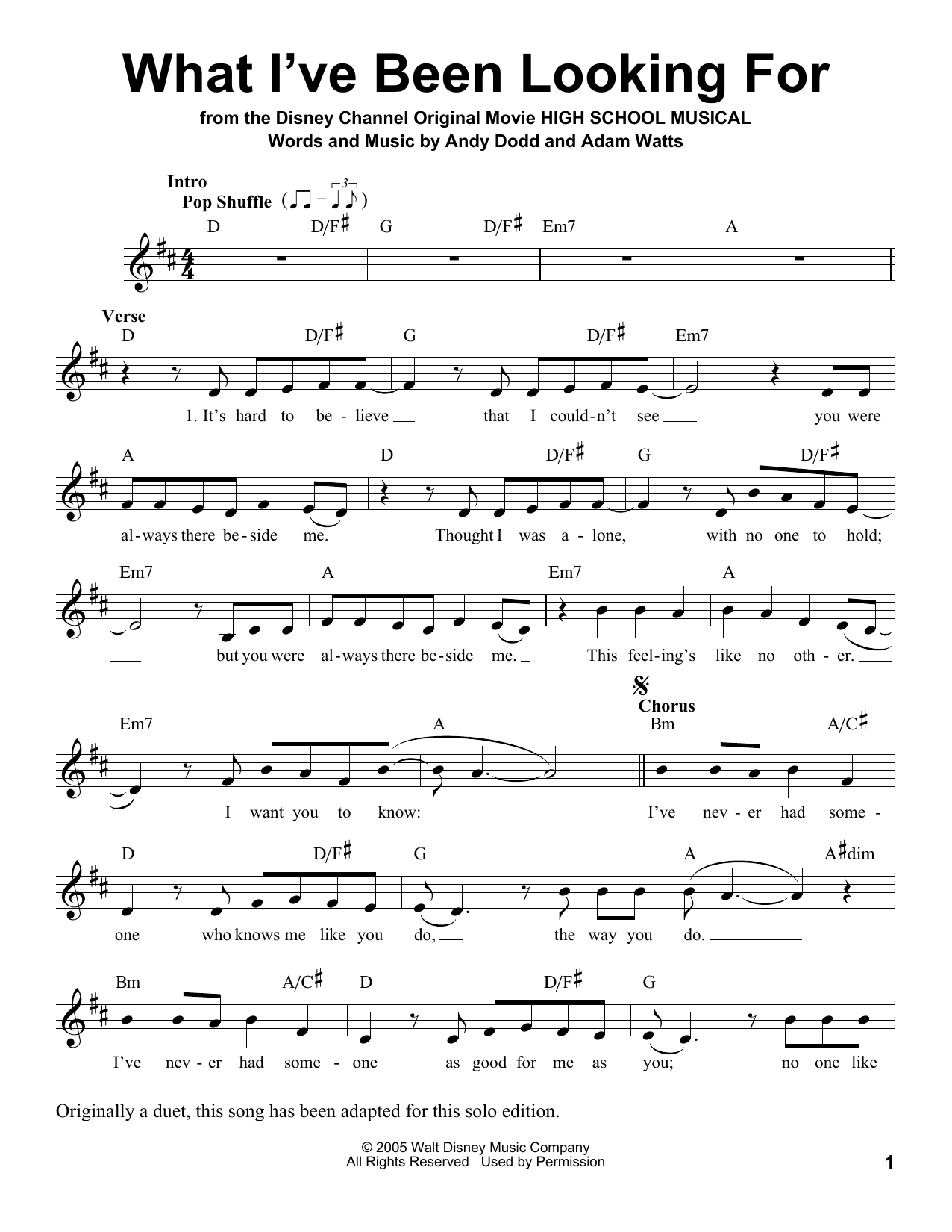 Download Lucas Gabreel What I've Been Looking For Sheet Music