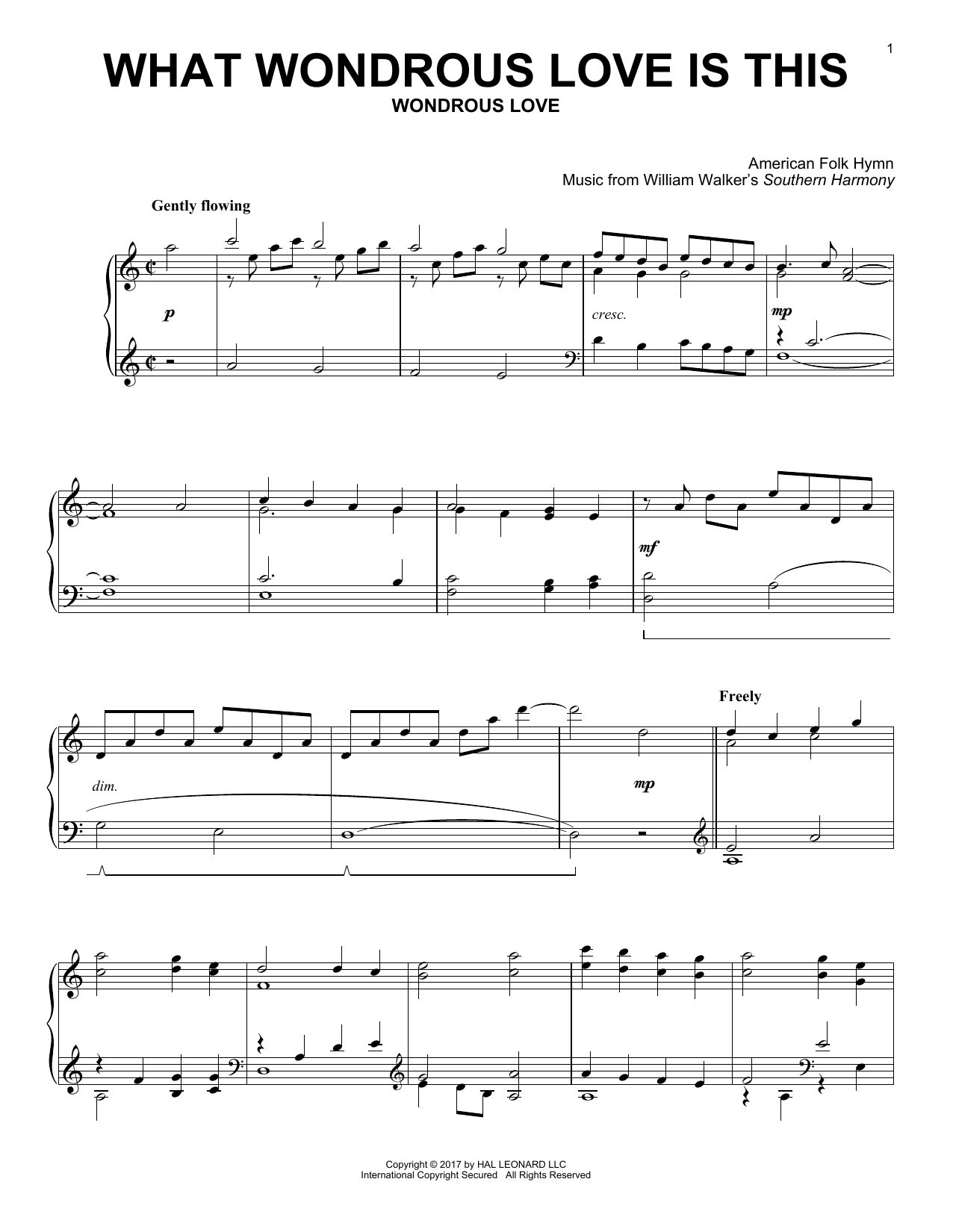 Download Traditional What Wondrous Love Is This Sheet Music