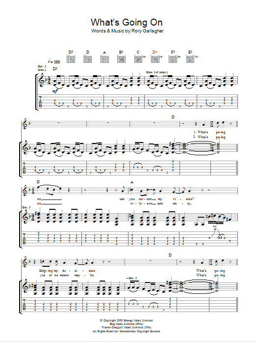 Download Taste What's Going On Sheet Music