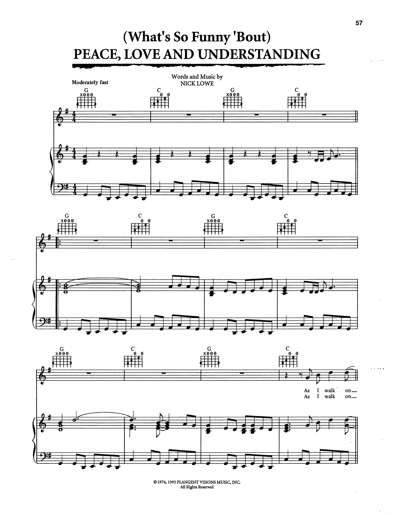 Download Curtis Stigers (What's So Funny 'Bout) Peace, Love And Sheet Music