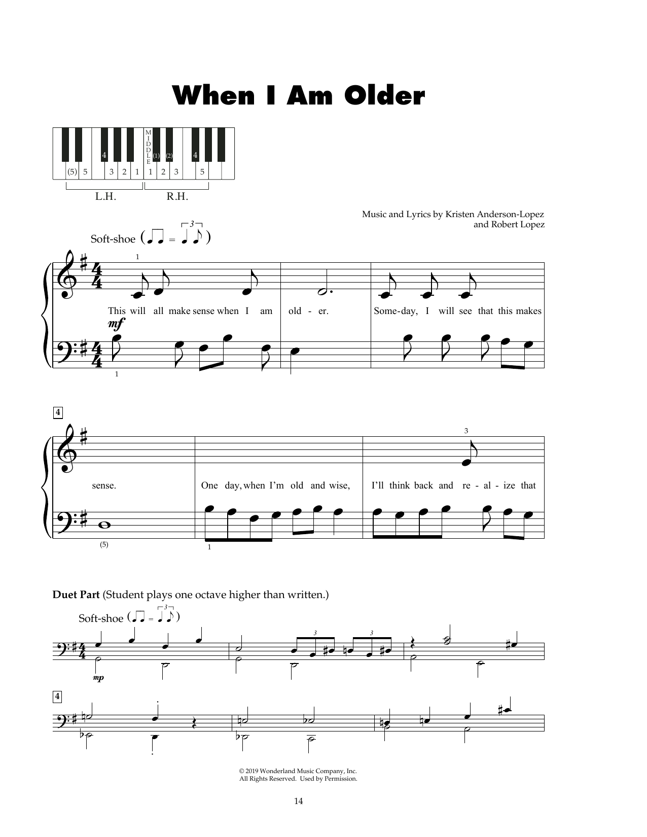 Download Josh Gad When I Am Older (from Disney's Frozen 2 Sheet Music