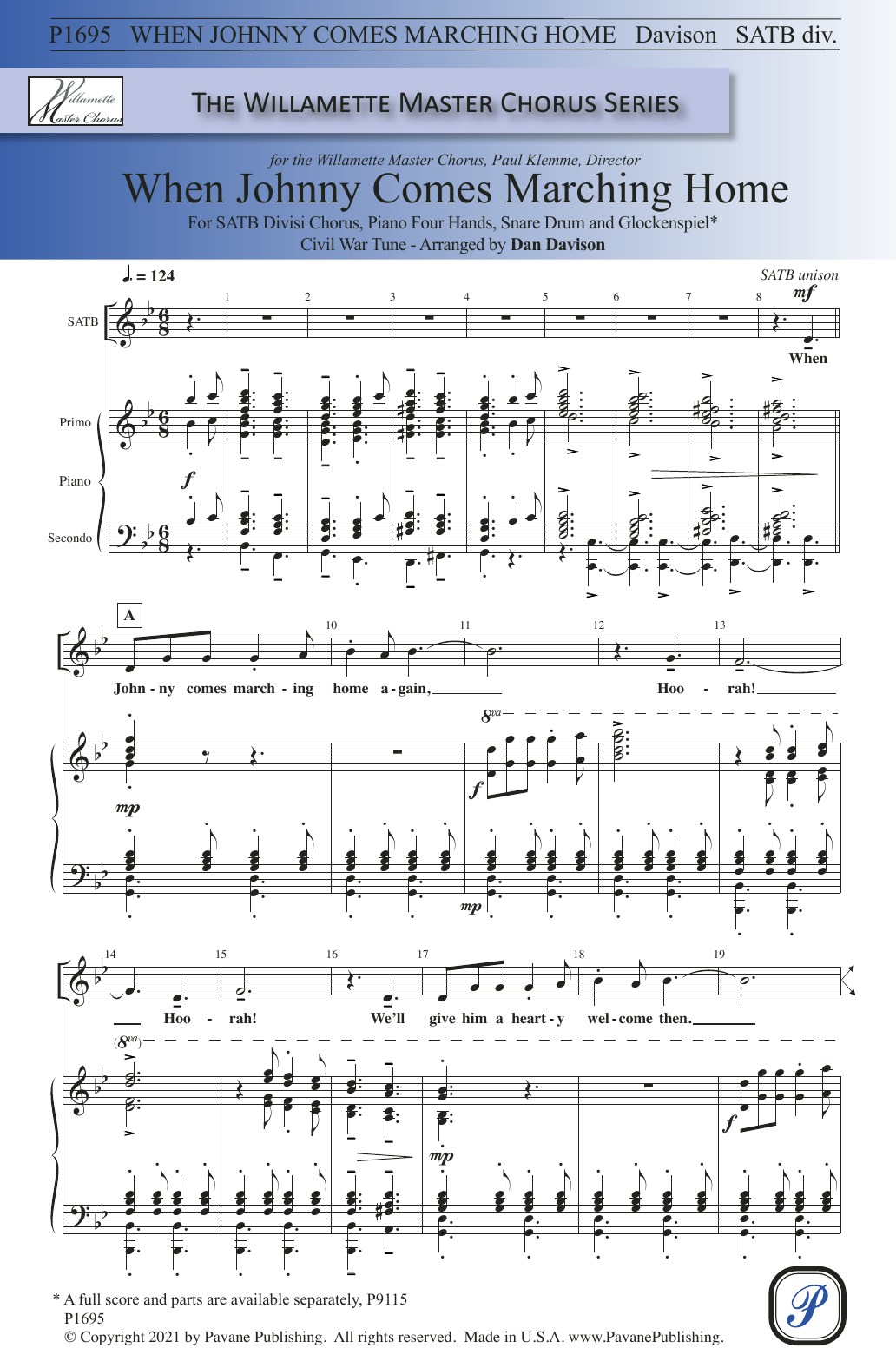 Download Civil War Tune When Johnny Comes Marching Home (arr. D Sheet Music