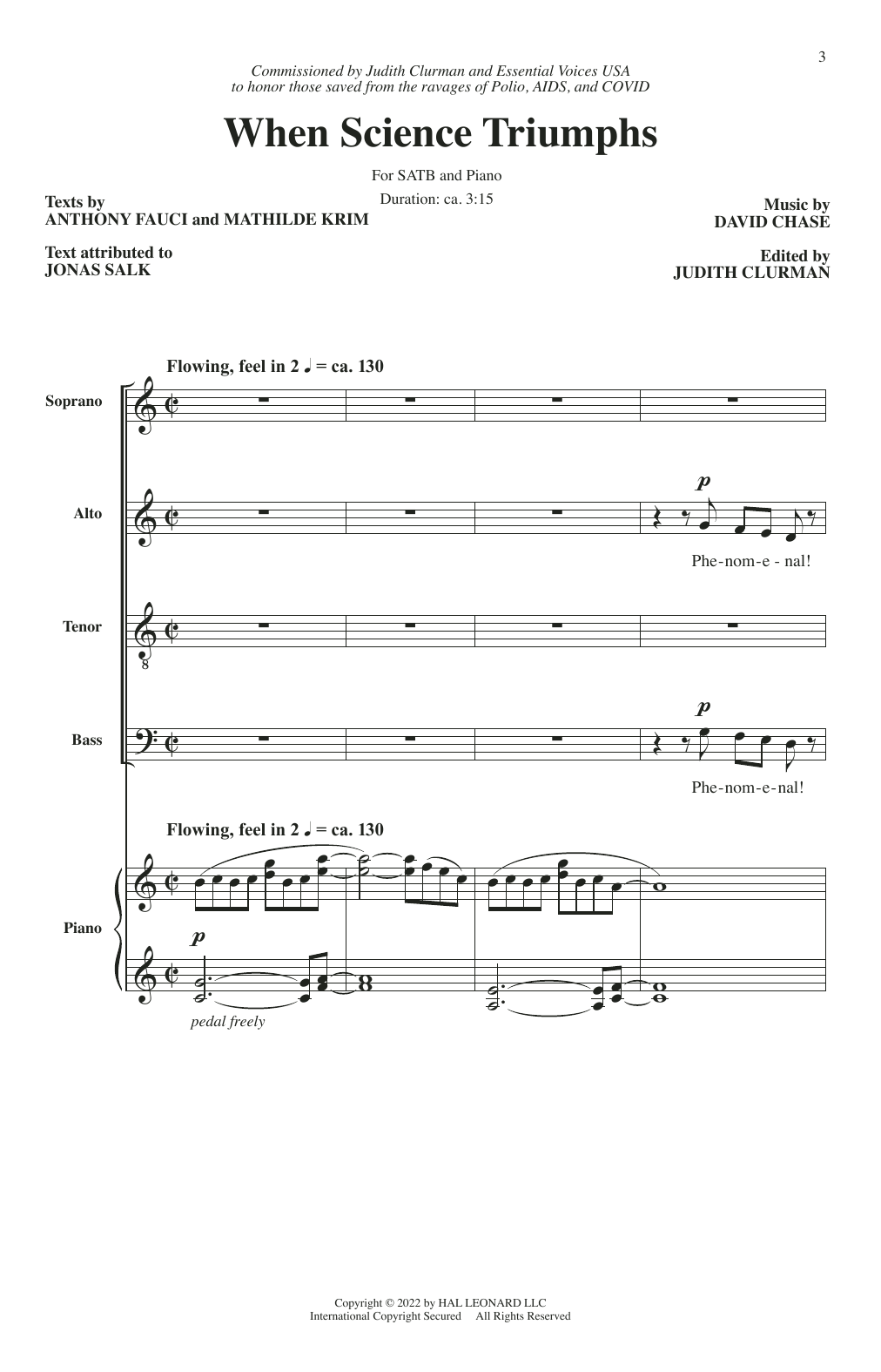 Download David Chase When Science Triumphs Sheet Music