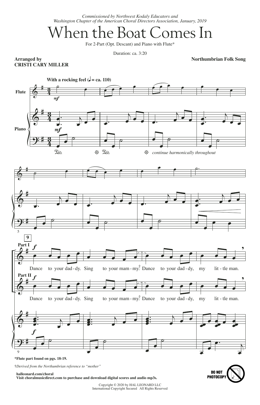 Download Northumbrian Folk Song When The Boat Comes In (arr. Cristi Car Sheet Music