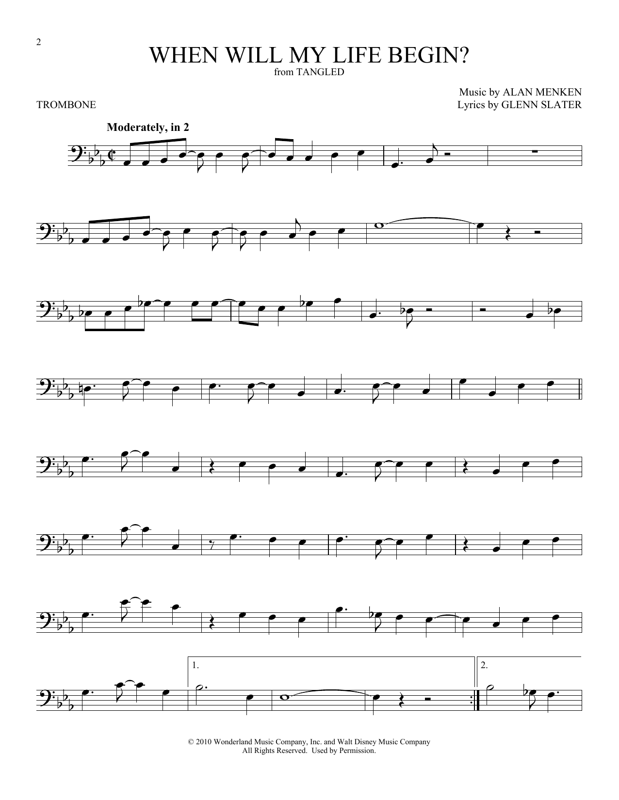Download Mandy Moore When Will My Life Begin? (from Disney's Sheet Music