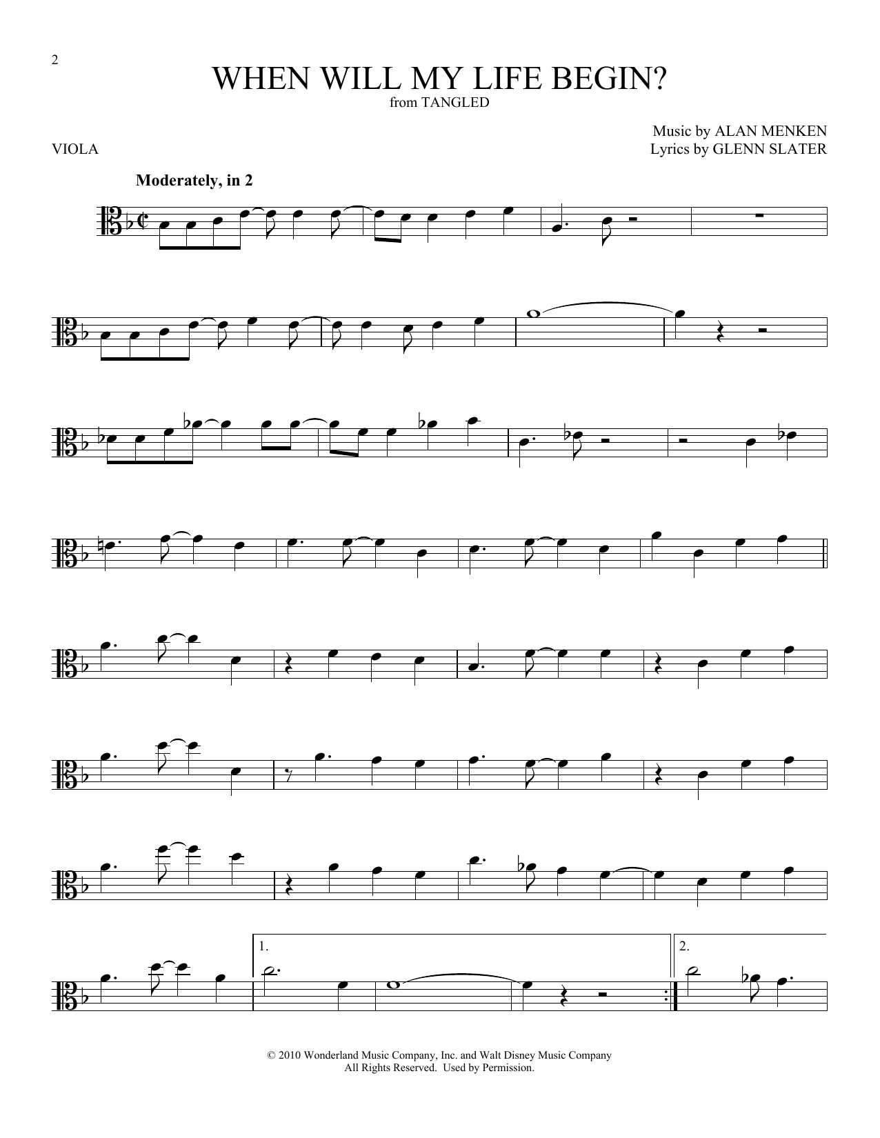 Download Mandy Moore When Will My Life Begin? (from Disney's Sheet Music