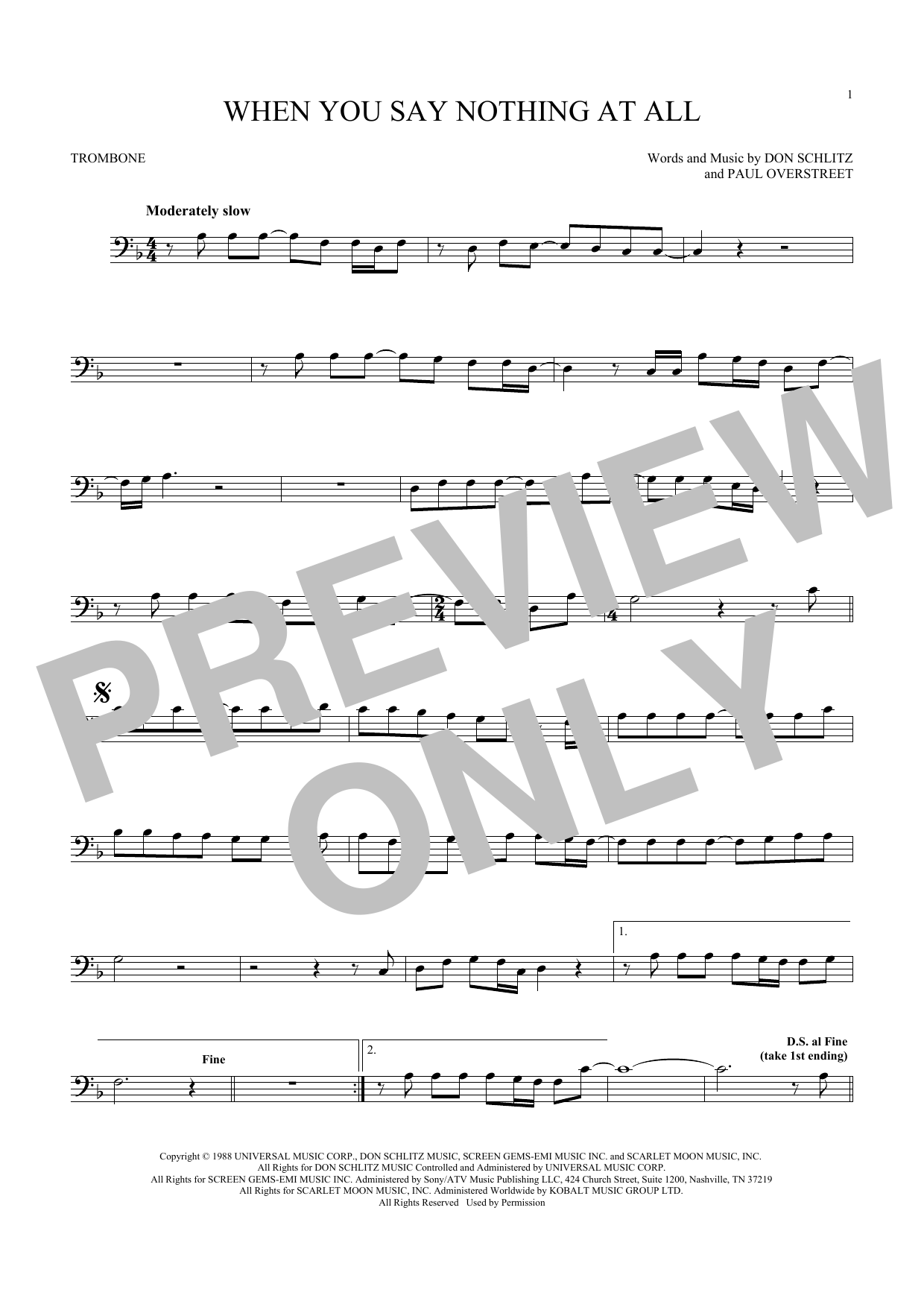 Download Alison Krauss & Union Station When You Say Nothing At All Sheet Music