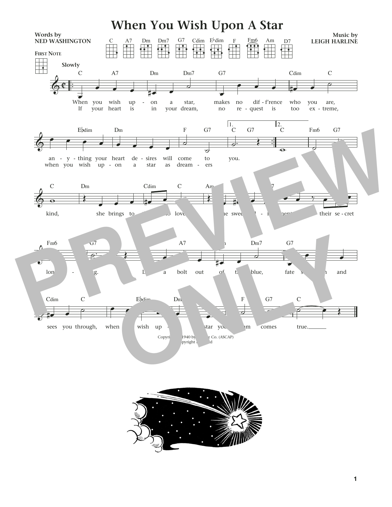 Download Jim Beloff When You Wish Upon A Star (from The Dai Sheet Music