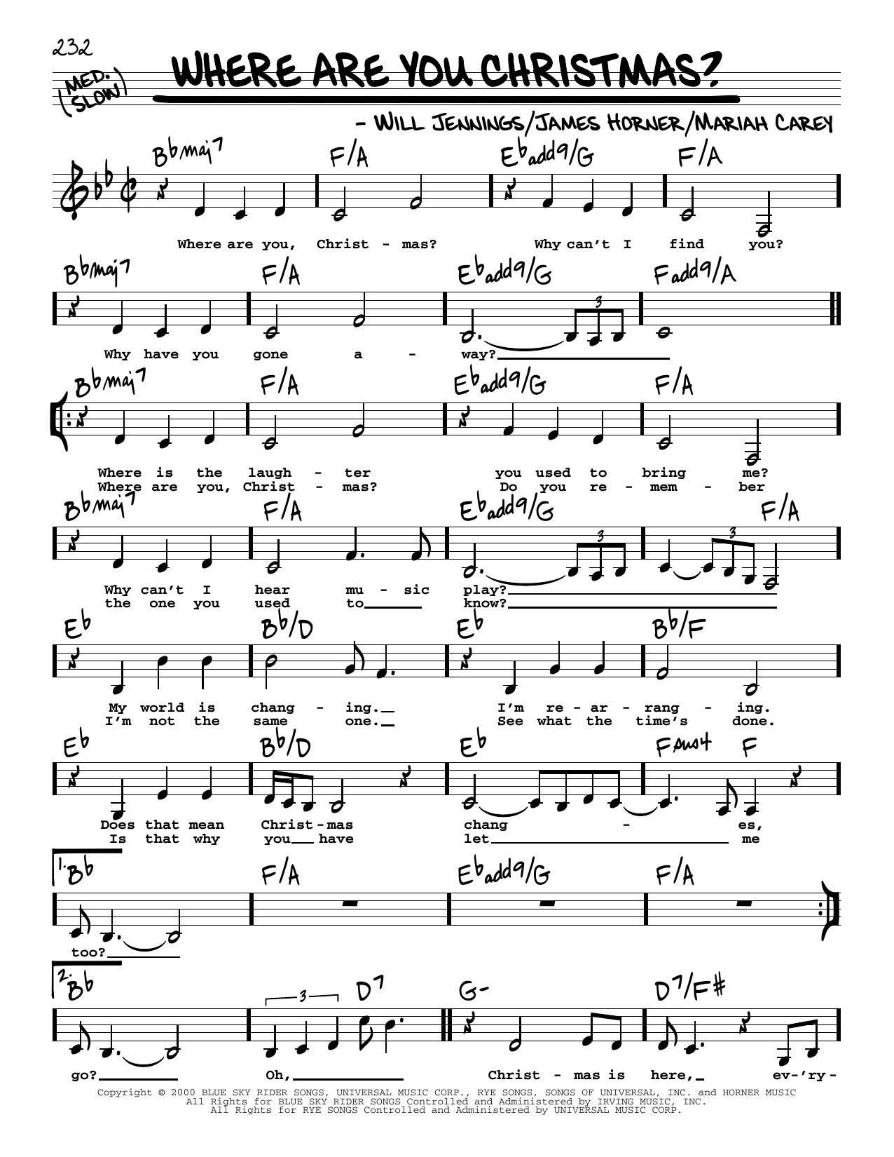Download Faith Hill Where Are You Christmas? (from How The Sheet Music