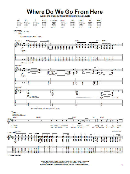 Download Filter Where Do We Go From Here Sheet Music