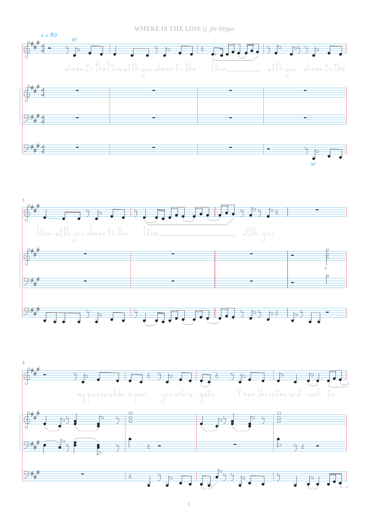 Download Bjork Where Is The Line? Sheet Music